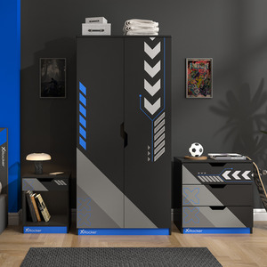 X Rocker Octane Furniture Set - Black / Blue by X Rocker