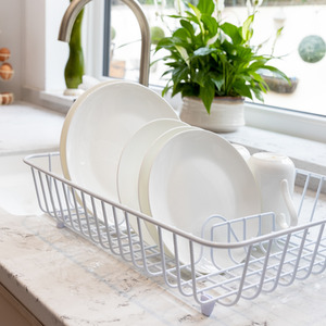 KitchenCraft Dish Drainer 45cm - White by KitchenCraft