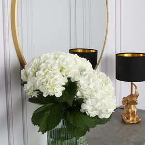 Pandora Round Mirror - 80 x 80cm - Silver by Home Garden Direct