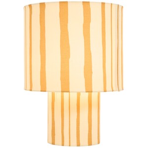 Yellow Stripe Table Lamp - Yellow