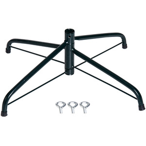 HOMCOM Artificial Christmas Xmas Tree with LED Snowflake - Green / 4ft by HOMCOM