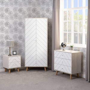 Dixie Trio Set - White/ Dusty Grey