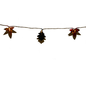 10 LED Autumnal Leaf String Light