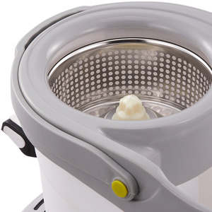 Hands-free Spin Mop and Bucket Cleaning Set - Grey / 30cm by Livingandhome