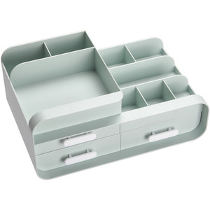 Versatile Makeup Organiser Box with Drawers by Livingandhome