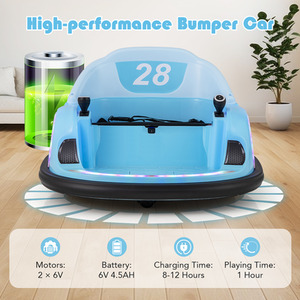 Kids Ride on Bumper Car - Blue by Costway