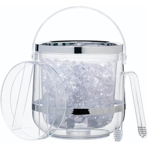 BarCraft Acrylic Double Walled Insulated Ice Bucket - Clear by BarCraft