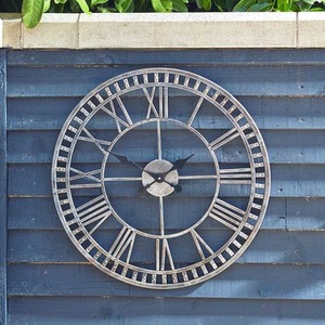 Garden Buxton Wall Clock - Silver by Garden Mile