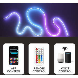 Smart RGB Flexible Rope Lights - White / 28.5cm by ValueLights