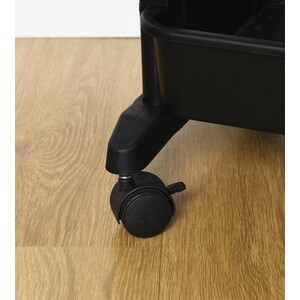 3 Tier Trolley with Wheels - Black