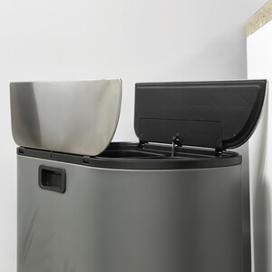 Living Solutions Butterfly Recycle Bin - Grey