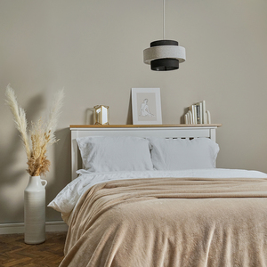 Weaver Pair of Grey Ceiling Pendant Shade - Grey by ValueLights