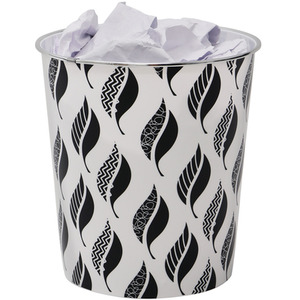 Small Leaves Waste Paper Bin by JVL