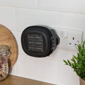 700W Electric Wall Heater - Black