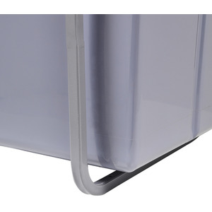 40L Kitchen Double Pull-Out Trash Can Under Cabinet - Grey by Livingandhome