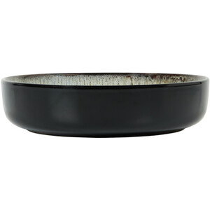 Black Kyanite Medium Serving Bowl - Black and White