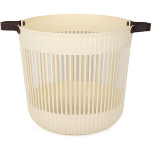 Malmo Round Storage Basket - Black or Cream by Malmo