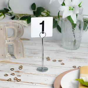 10cm Table Numbers White - White / 100 by Argon Tableware