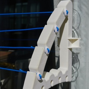 Balcondry Portable Clothes Airer - White by Balcondry