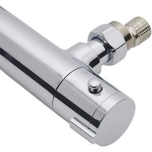 Thermostatic Shower Mixer Temperature Control Valve - Silver by Livingandhome