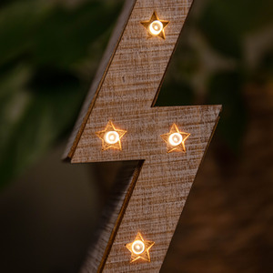 Set of 3 Battery Operated Christmas Trees with LEDs - Brown by Samuel Alexander