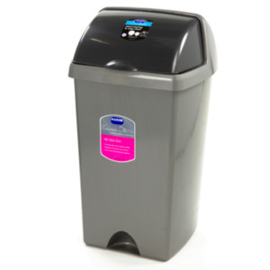 Addis Roll Top Bin - Grey / 50l by Addis