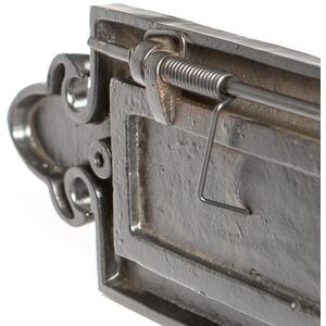 Fleur De Lis Letter Plate Black - Black by Hammer and Tongs