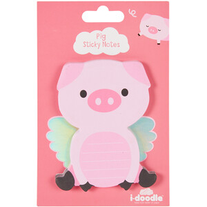 Pig Sticky Notes - Pink by i doodle