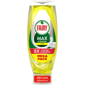 Fairy Max Power Washing Up Liquid - / Lemon / 730ml by Fairy