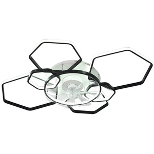 Ceiling Fan Light with App and Remote Control by Livingandhome