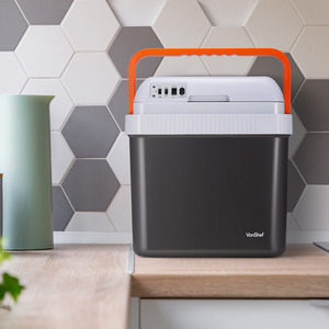 VonShef 24L Electric Cool Box, Insulated Cooler with Hot Cold Function - Dark Grey by VonShef