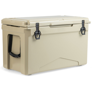 47 L Rotomolded Cooler - khaki by Costway