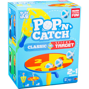 2 in 1 Pop and Catch Set - Multicolour
