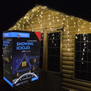 LED Christmas Lights Snowing Icicle brights by Samuel Alexander