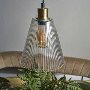MacArthur Matt Gold Ceiling Light Pendant - Matt Gold by ValueLights