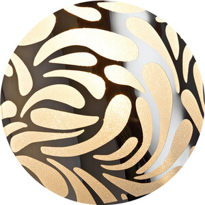 Swirl Touch Lamp - Silver