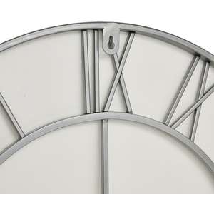 Industrial Design Skeleton Wall Clock - Silver by KDMK