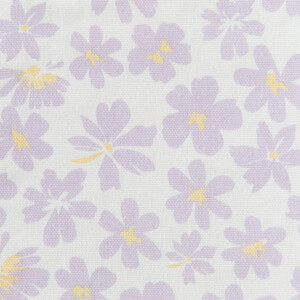 Lilac Daisy Double Oven Glove - White and Lilac
