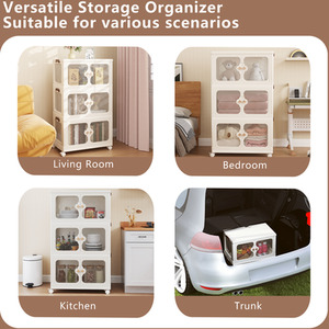 159L Storage Bins with Lid - White by Costway