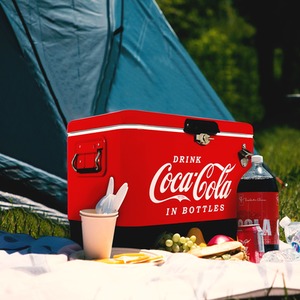 Coca-Cola Ice Chest Cooler 51L - Red by Koolatron