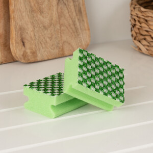 Pack of 2 Fairy Max Power Sponge Scourers - Green by Fairy