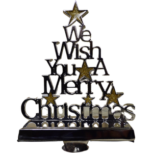 Silver Christmas Stocking Hanger Choice of Song by Samuel Alexander