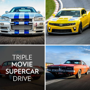 Triple Movie Supercar Drive Gift Experience - Red by Find Me A Gift