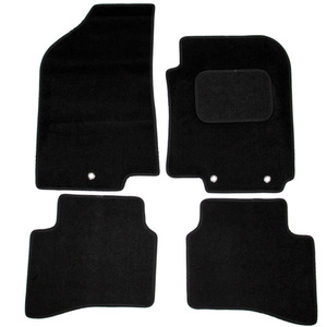 Kia Rio Tailored Carpet Car Floor Mats 2011 - 2017 4pc Set Black - Black by Easimat