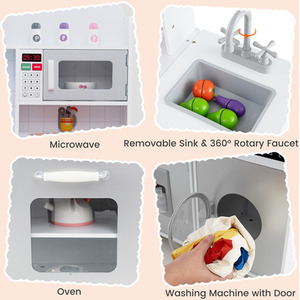 3 in 1 Kitchen Toy Kids Kitchen Playset by Costway