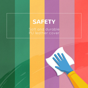 HOMCOM 6-Piece Soft Playset with Stairs and Ramp - Red by HOMCOM