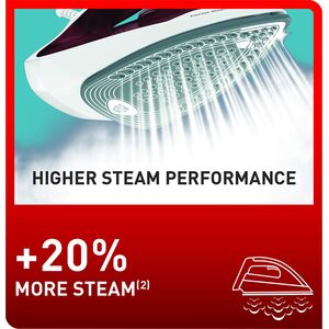 2600W Express Steam Iron - Red by Tefal