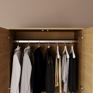 Denver Bedroom Set (2 Drawer Bedside, 3 Drawer Chest, 2 Door 2 Drawer Wardrobe) by Vida Designs