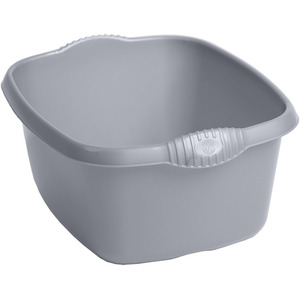 Rectangular Silver Essential Washing Up Bowl - Silver by STORM TRADING GROUP