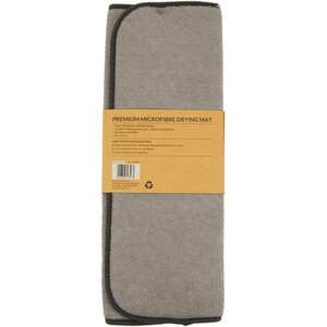 Malmo Premium Microfibre Drying Mat - Grey